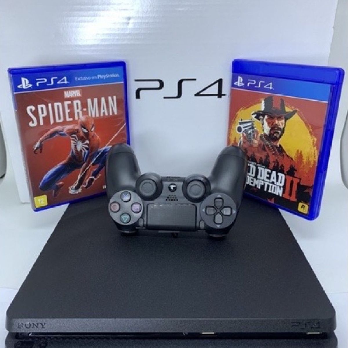 Ps4 Slim - Dois controles - 1 jogo - Videogames - Setor Campinas, Goiânia  1256806130