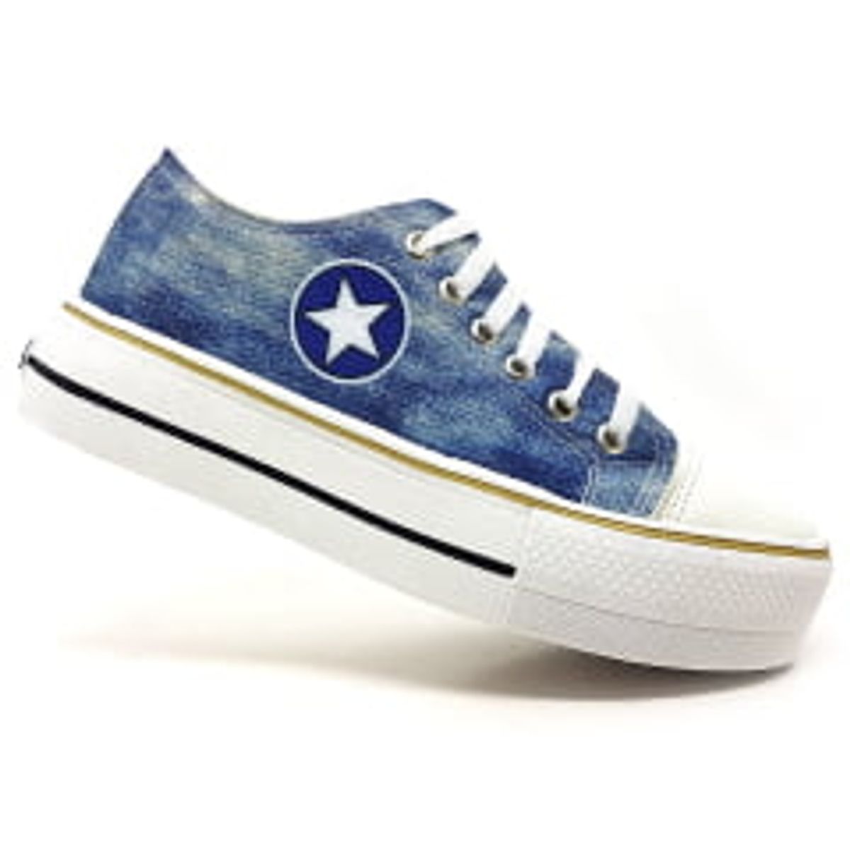 tenis all star jeans feminino