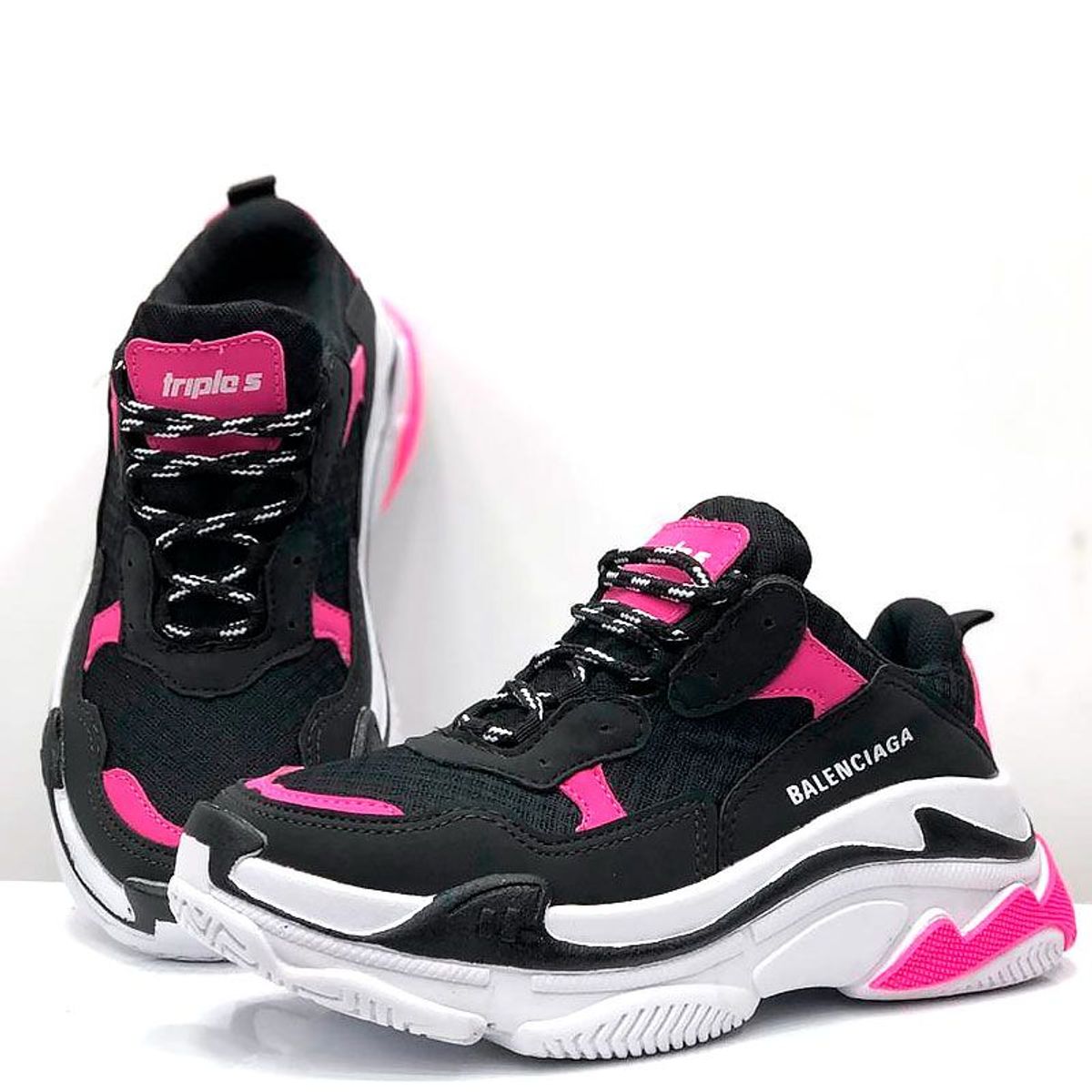 tenis balenciaga rosa