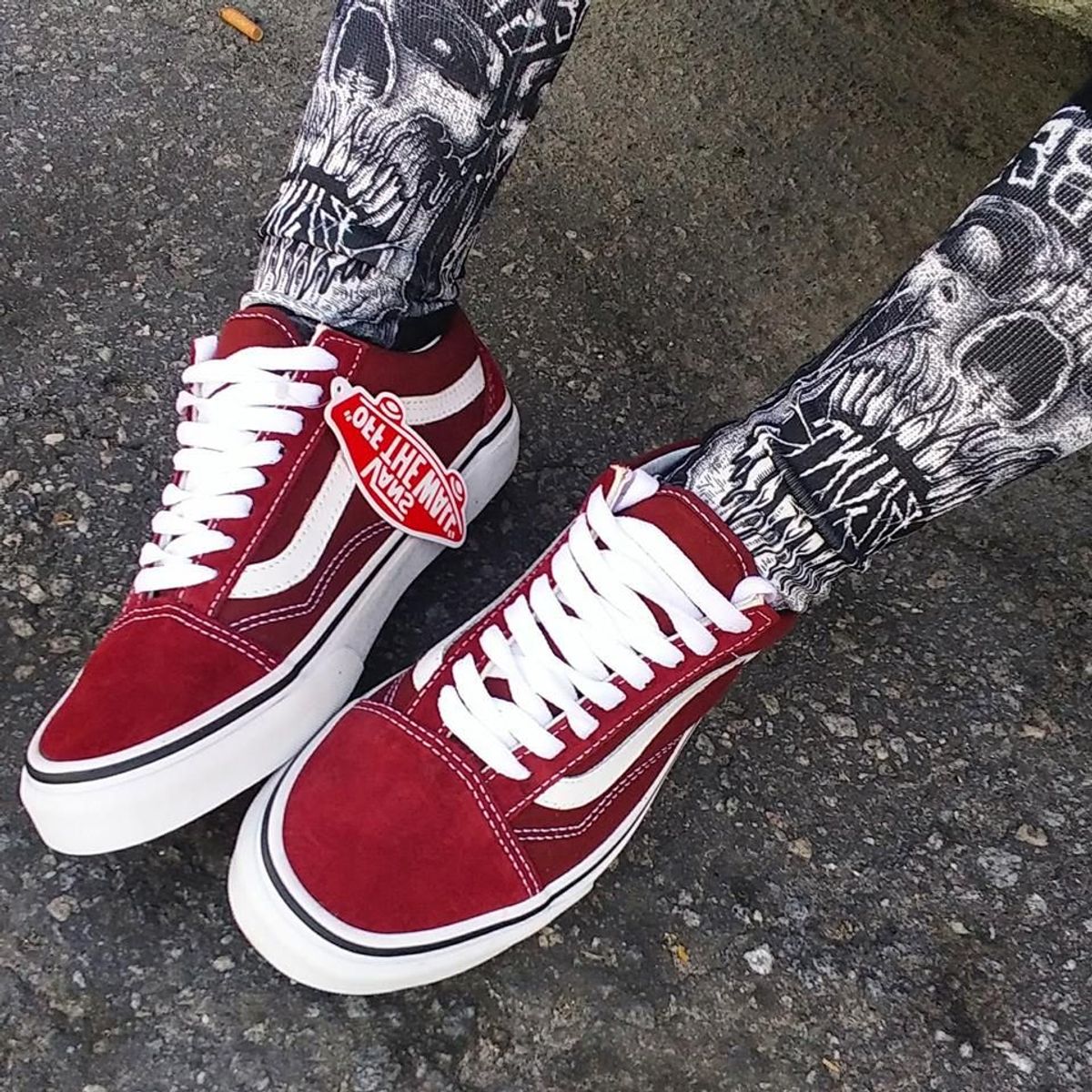 tenis bordo vans