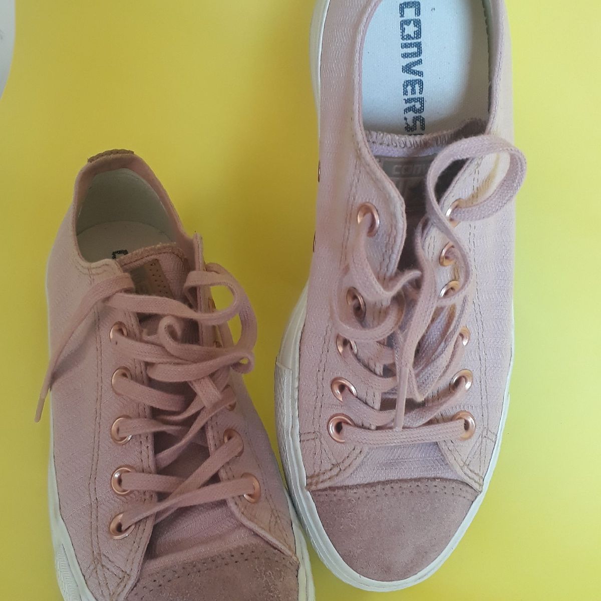 tênis converse chuck taylor all star plataform rosa ferrugem