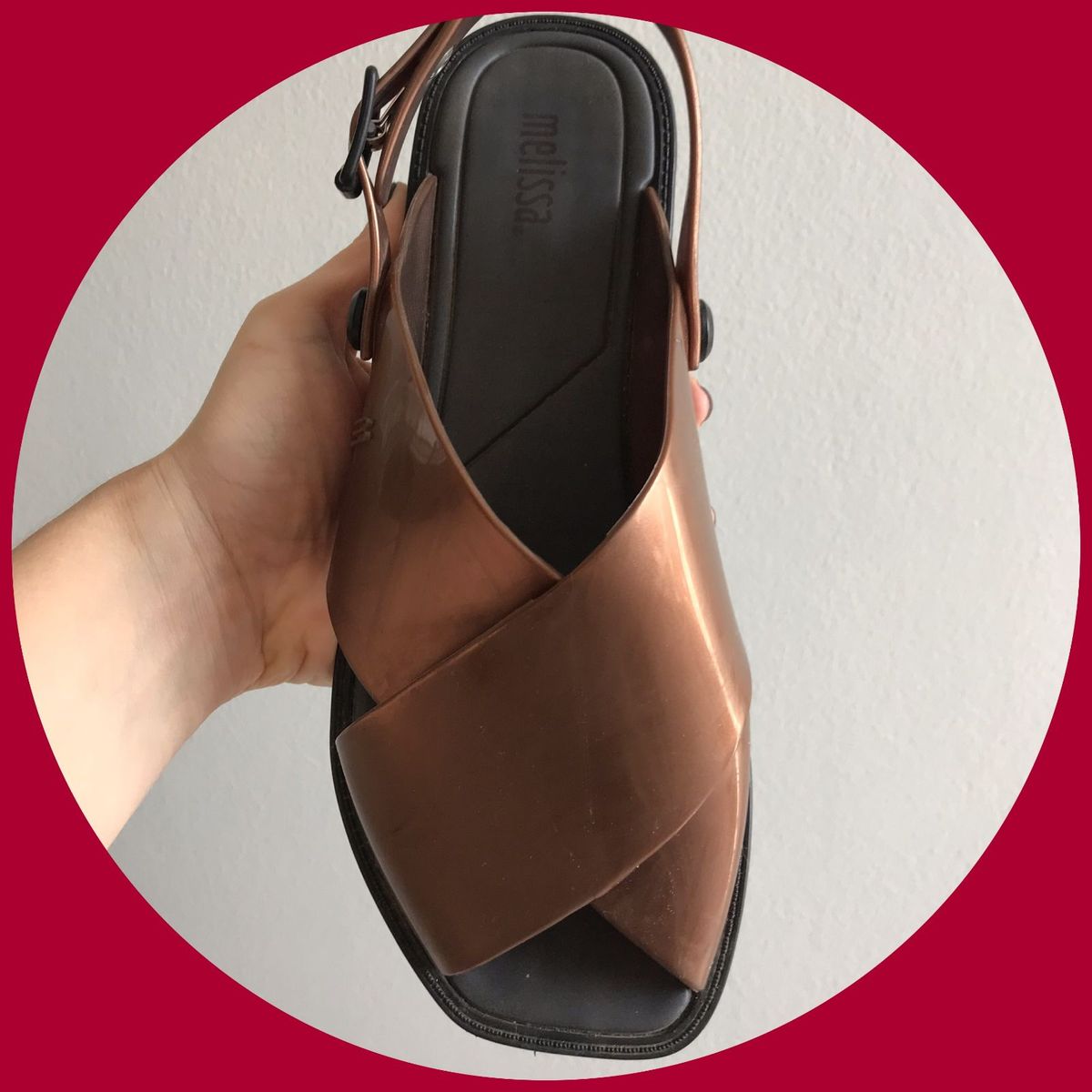 sandalia melissa de tiras