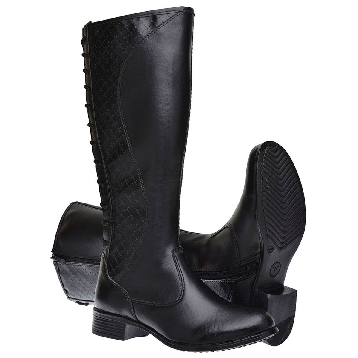 Bota Feminina Tratorada Montaria Fashion Original, Bota Feminina Lv Botas  Nunca Usado 80293121