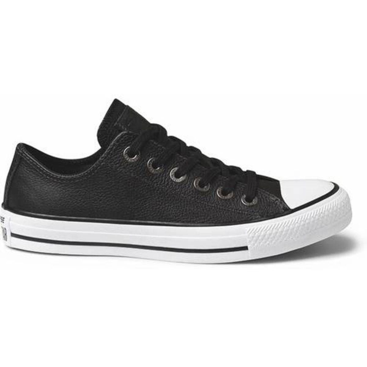 all star converse couro preto