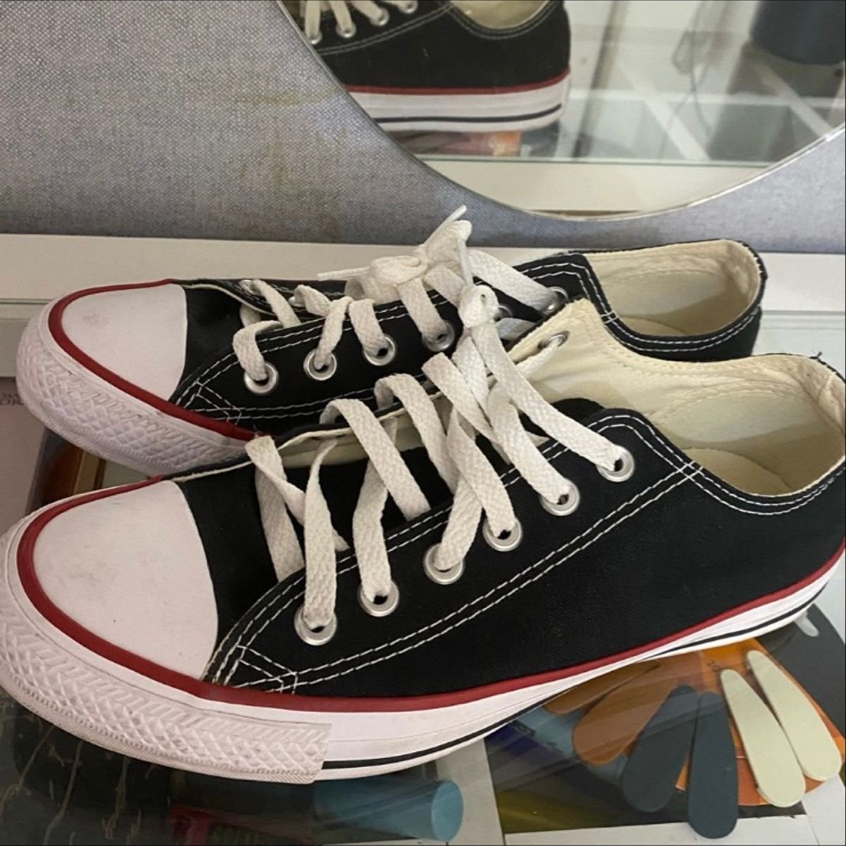 All Star Preto, Tênis Feminino All Star Nunca Usado 86117459