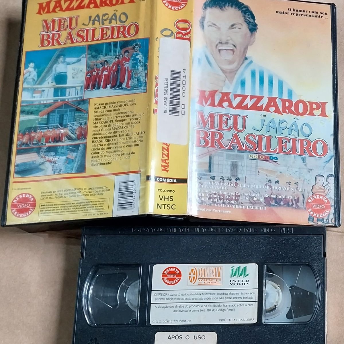 Vhs Filme Mazzaropi O Grande Xerife, Filme e Série Usado 62623192