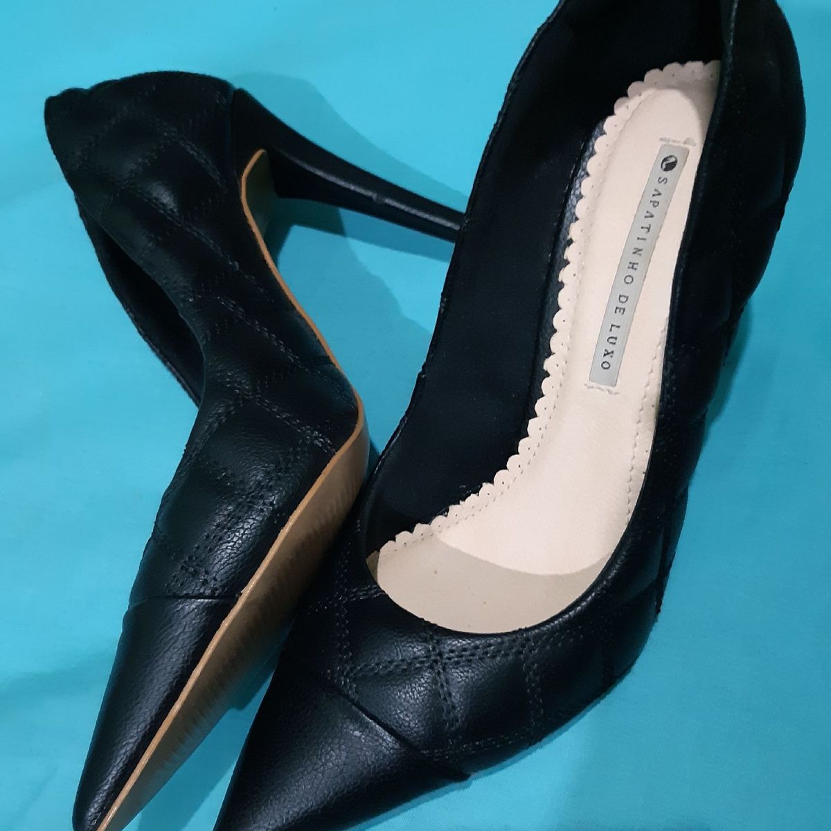 bota preta sapatinho de luxo