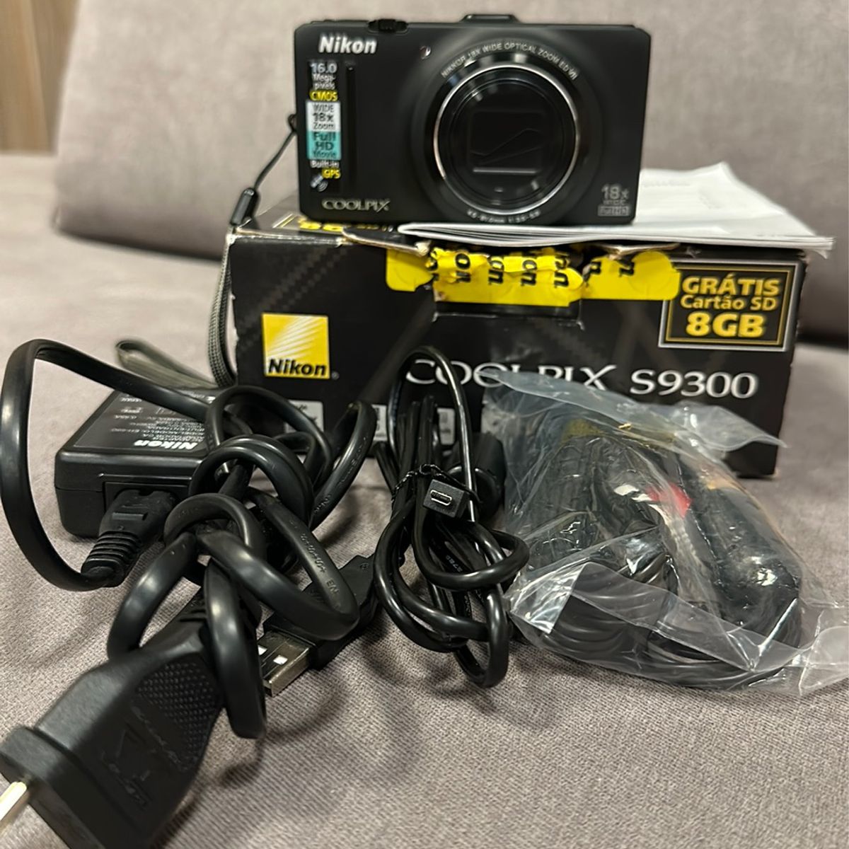 COOLPIX　18X Camera Nikon Coolpix S9300 18x 16.0mp, Lens-Shift Vr, Built In Gps