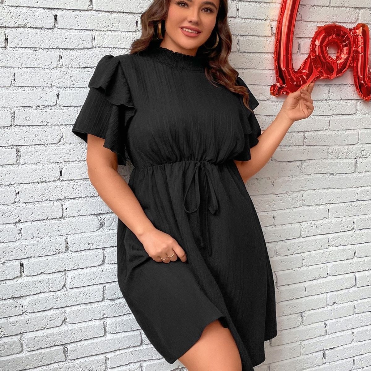 Vestido Plus Size, Vestido Feminino Shein Nunca Usado 90881536