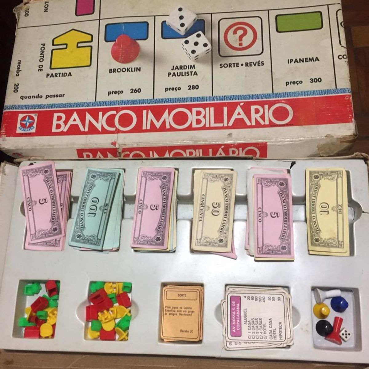 Antigo Jogo Banco Imobiliário Anos 90 Conservadíssimo! Disponível