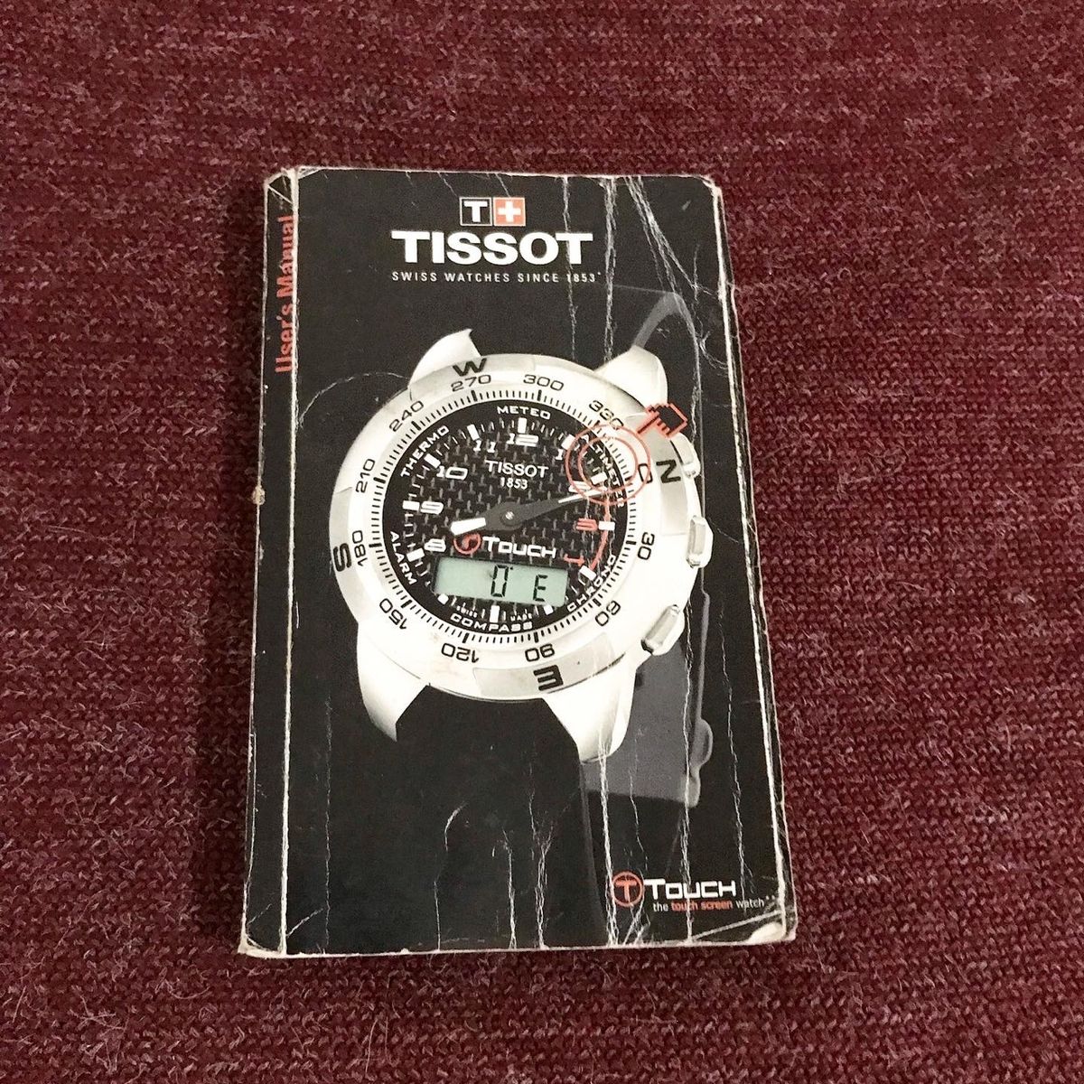 Manual Rel gio Tissot T touch Rel gio Masculino Tissot Usado 92245021 enjoei