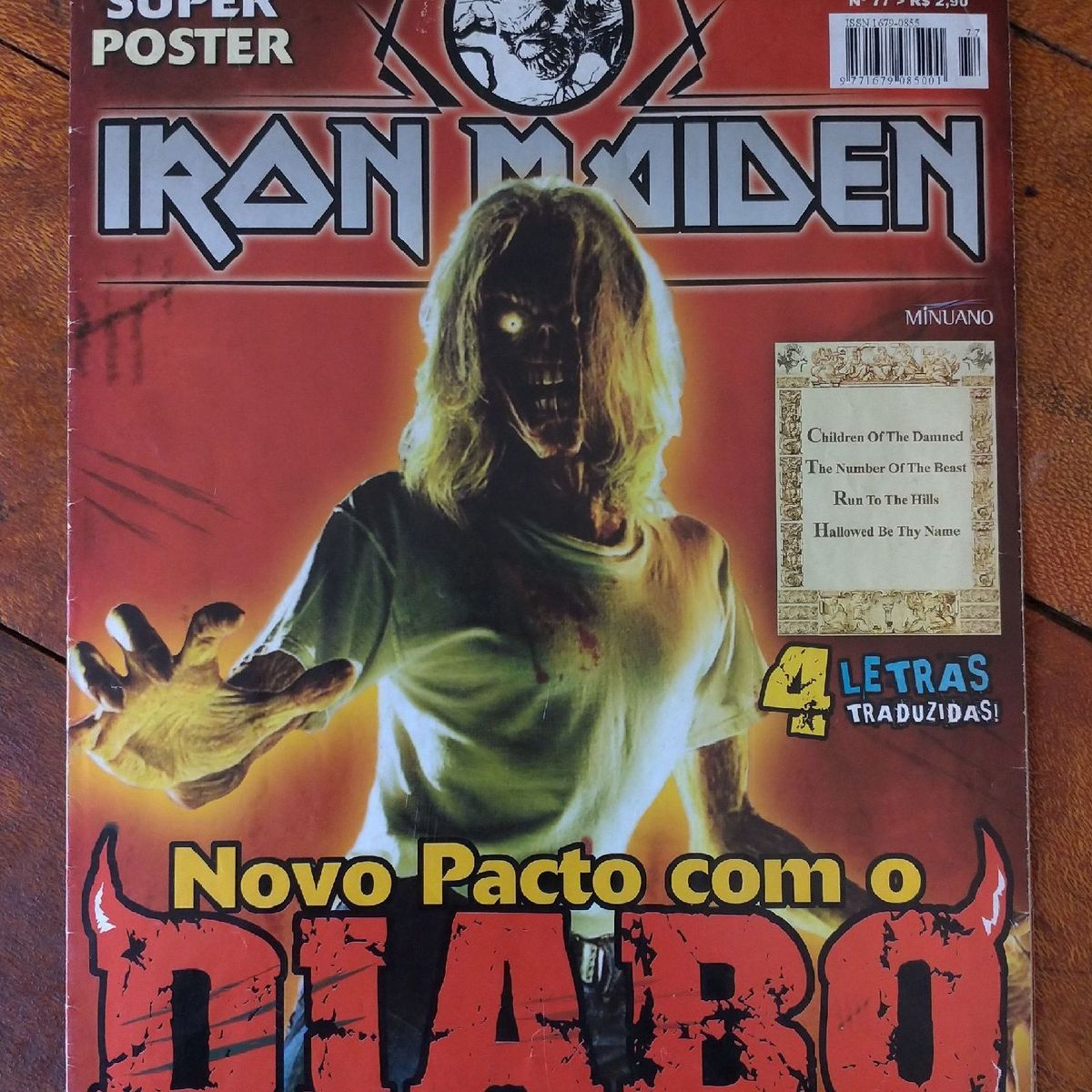 Poster Antigo Iron Maiden - Edição Especial Oversized | Produto
