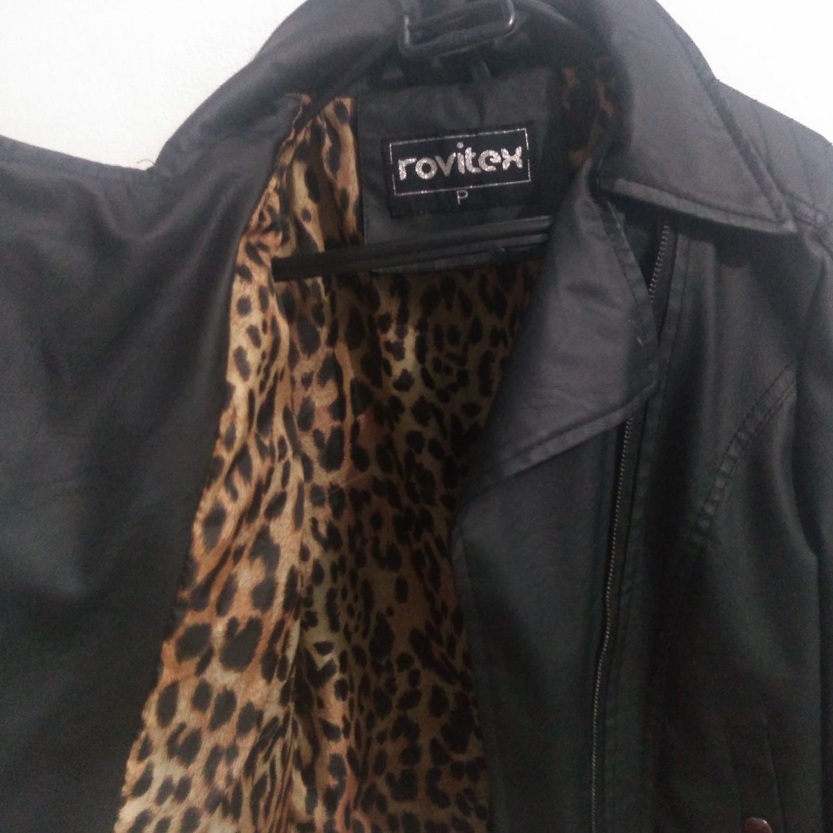jaqueta couro rovitex