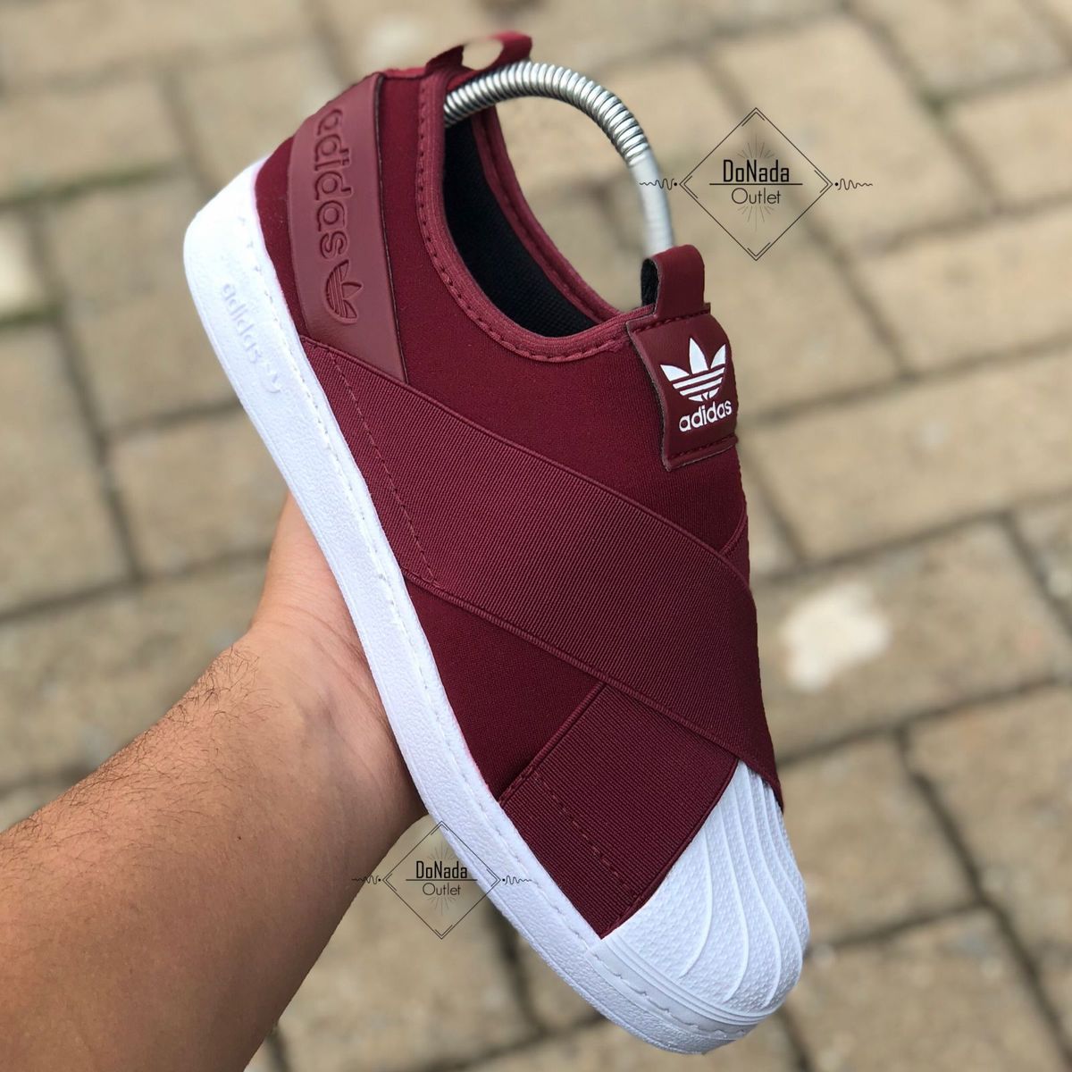 tenis trançado adidas