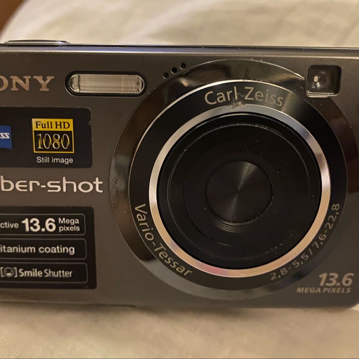 Câmera Digital Sony Cyber Shot Dsc W300 de Titânio | Máquina