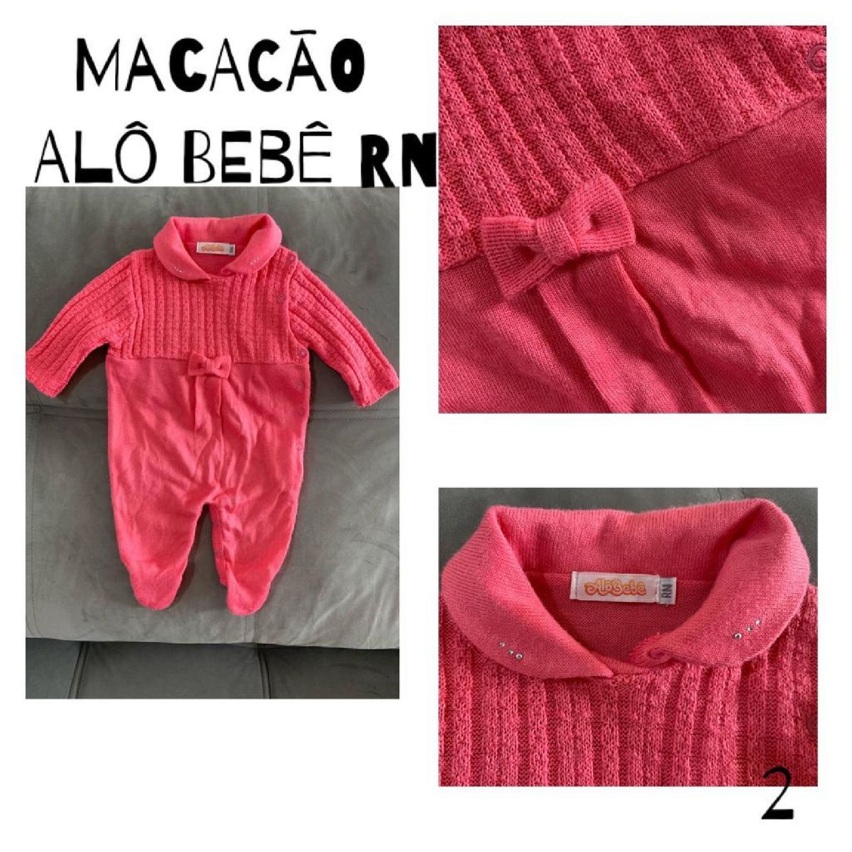 Macacao Rosa Alo Bebe Roupa Infantil Para Bebe Alo Bebe Usado Enjoei