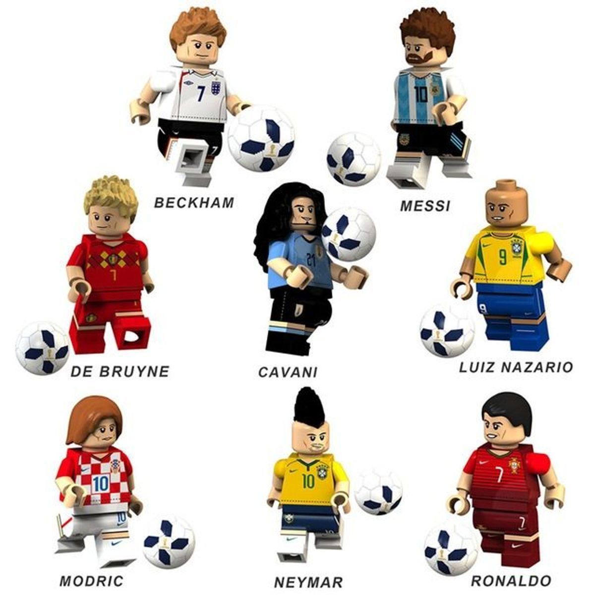 Adivinhe o jogador pela versão de LEGO #quiz #futebol #esporte #lego #