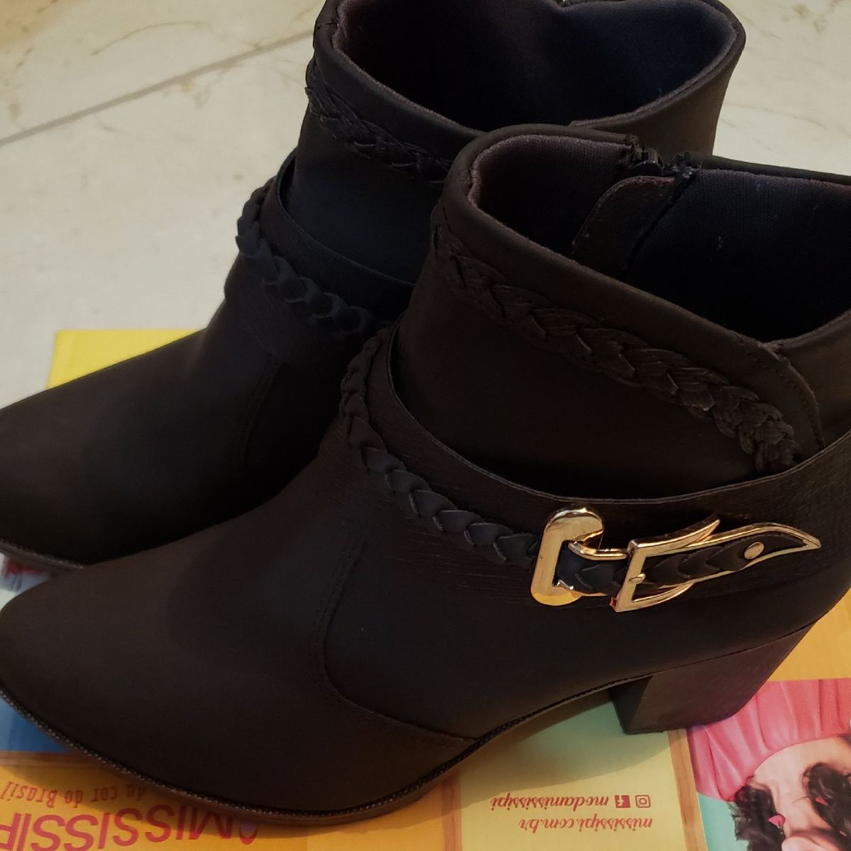 bota marrom mississipi