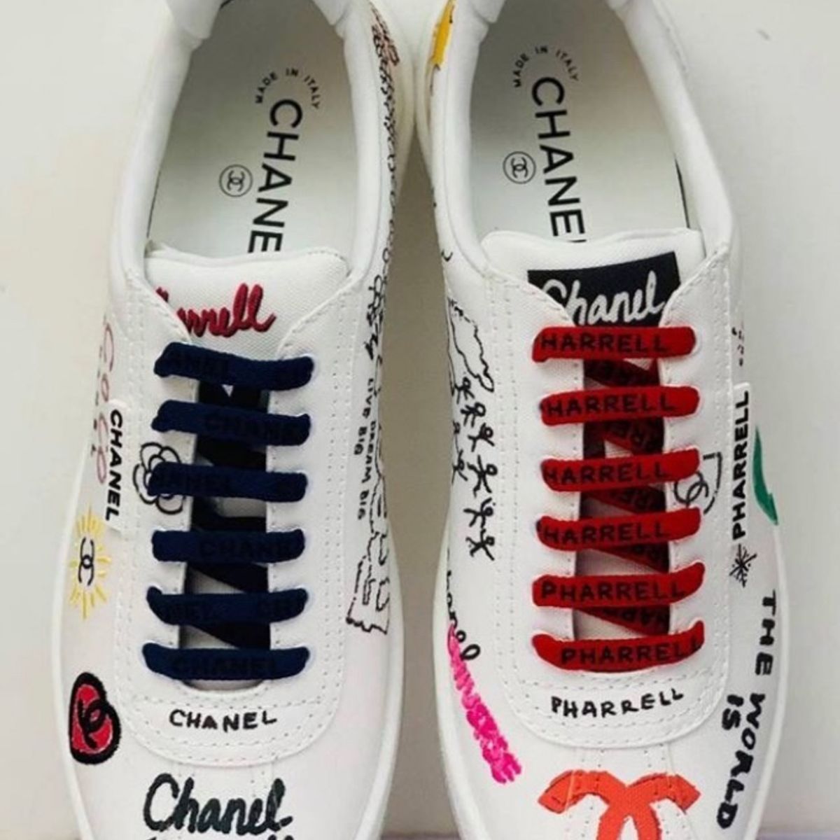 tenis chanel pharrell