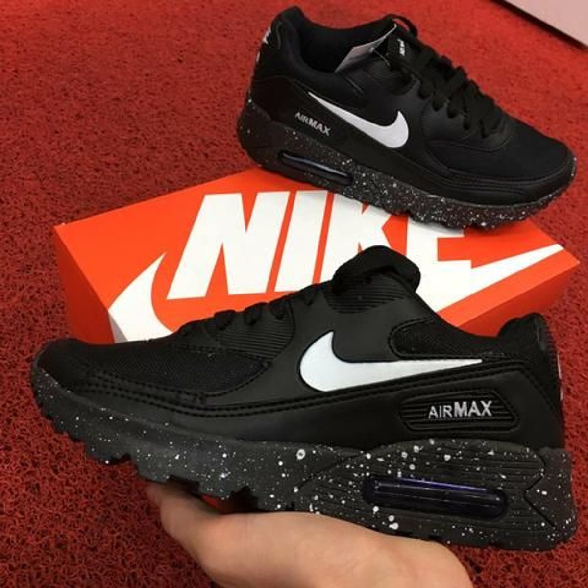 air max 90 preto lunar