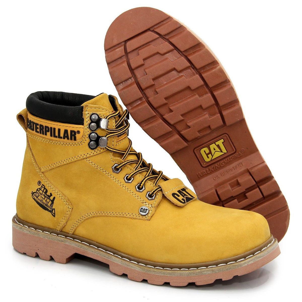 Bota Coturno Caterpillar Original Couro Legitimo - Alfredo Store