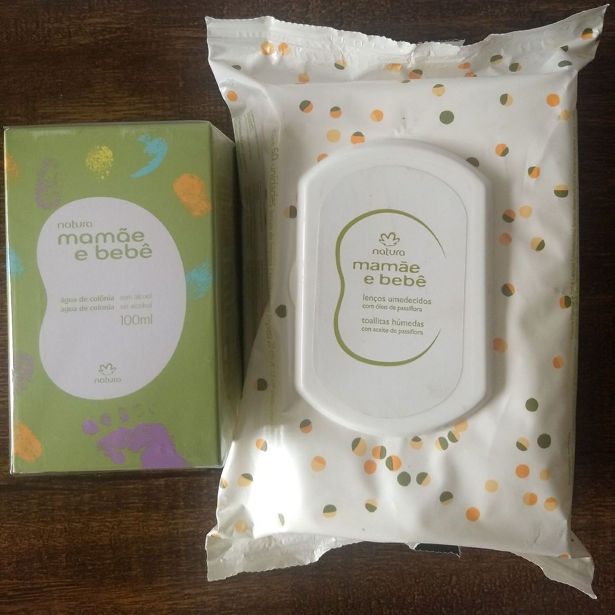 Kit Natura Mamae Bebe Novo Perfume E Lenco Umedecido Item Infantil Natura Nunca Usado Enjoei