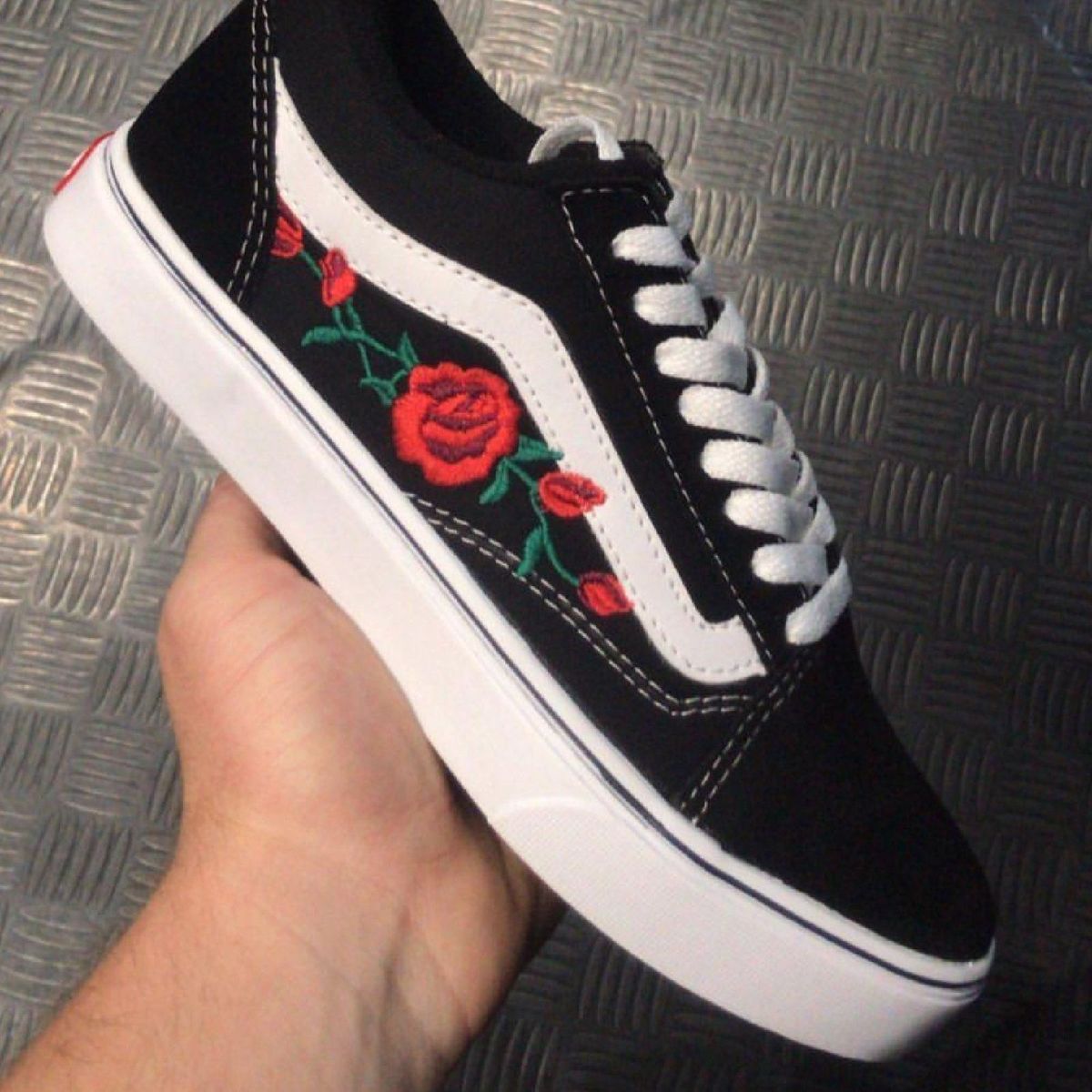 tênis vans florido