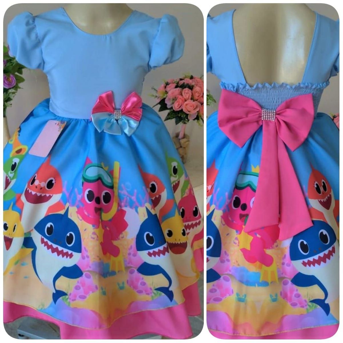roupa do baby shark para aniversario