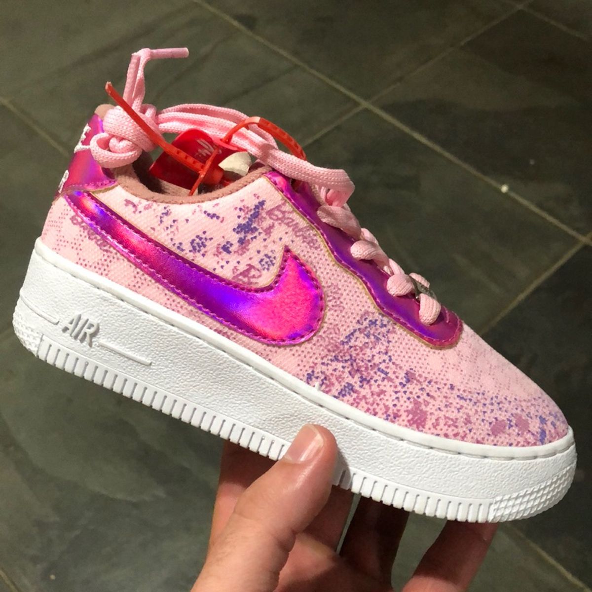 Purple best sale glitter nike