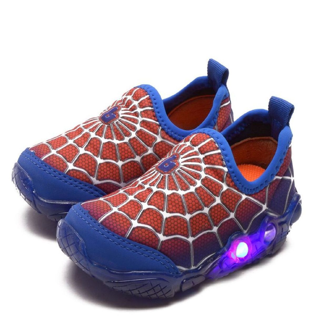 tenis de led infantil homem aranha