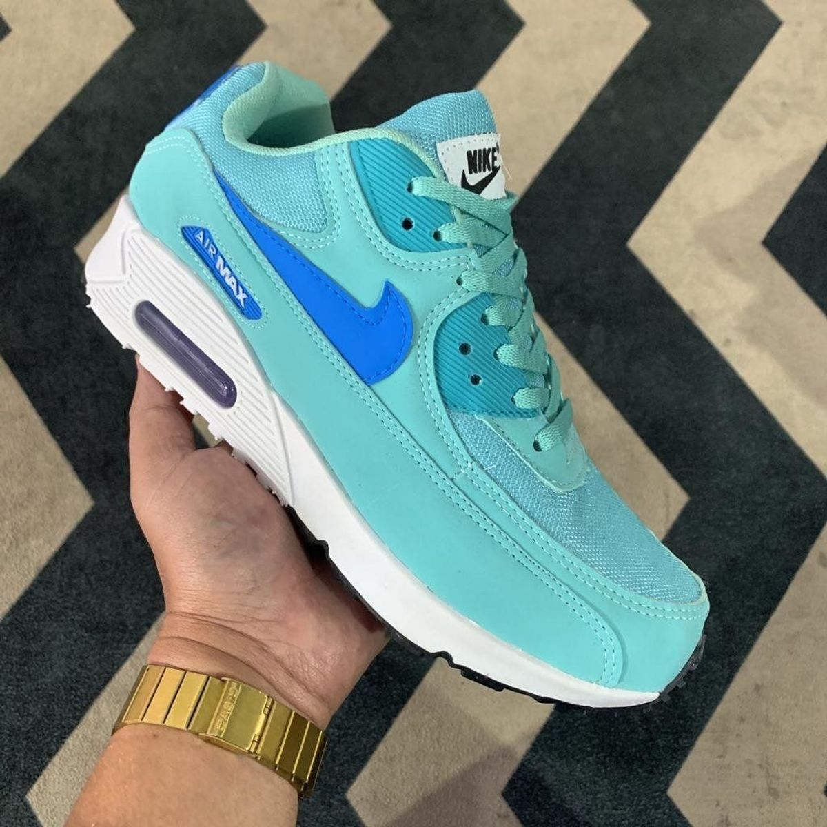 air max 90 verde agua