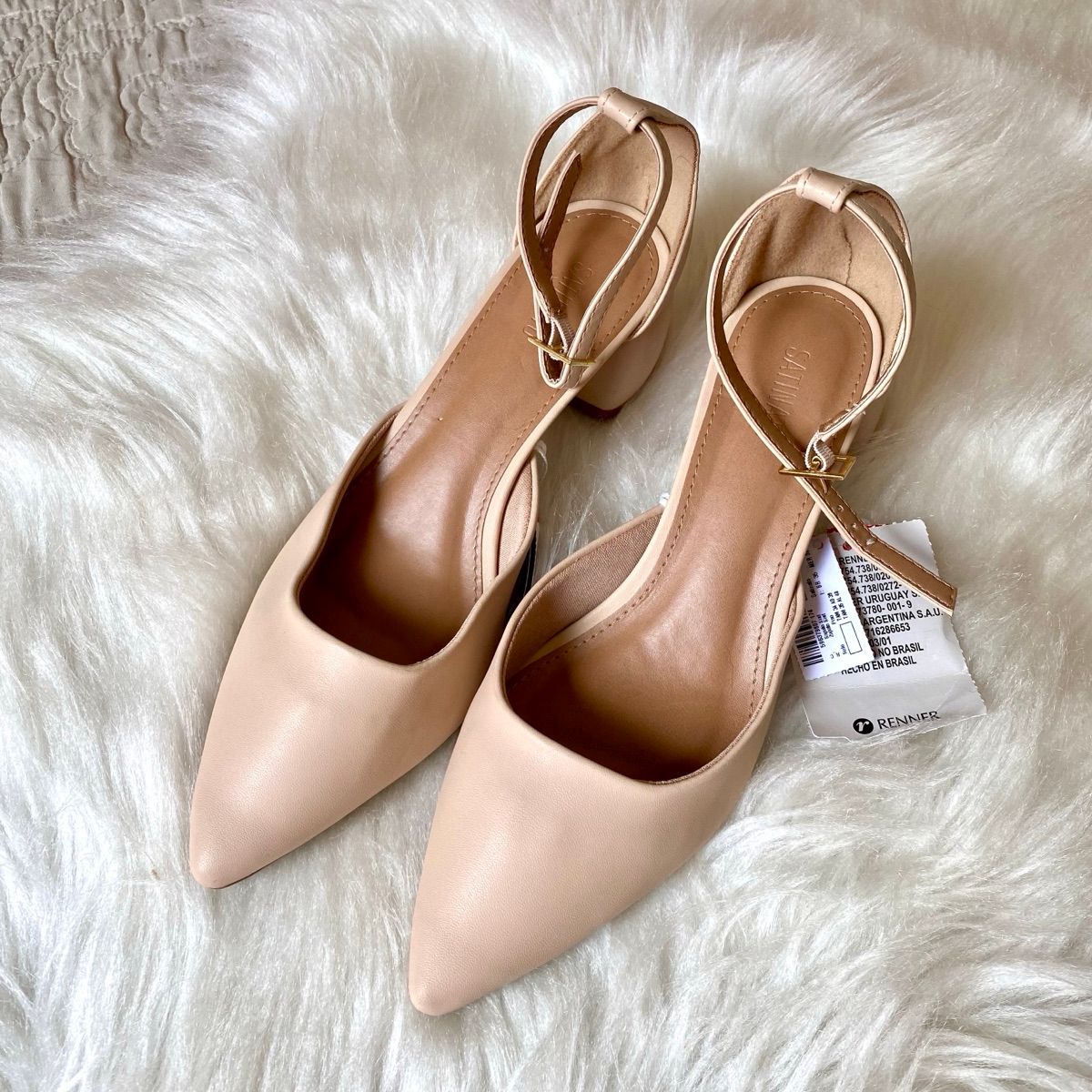 Scarpin Nude Novo com Etiqueta Sapato Feminino Renner Nunca
