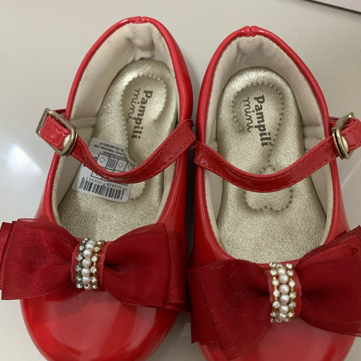 sapato vermelho pampili