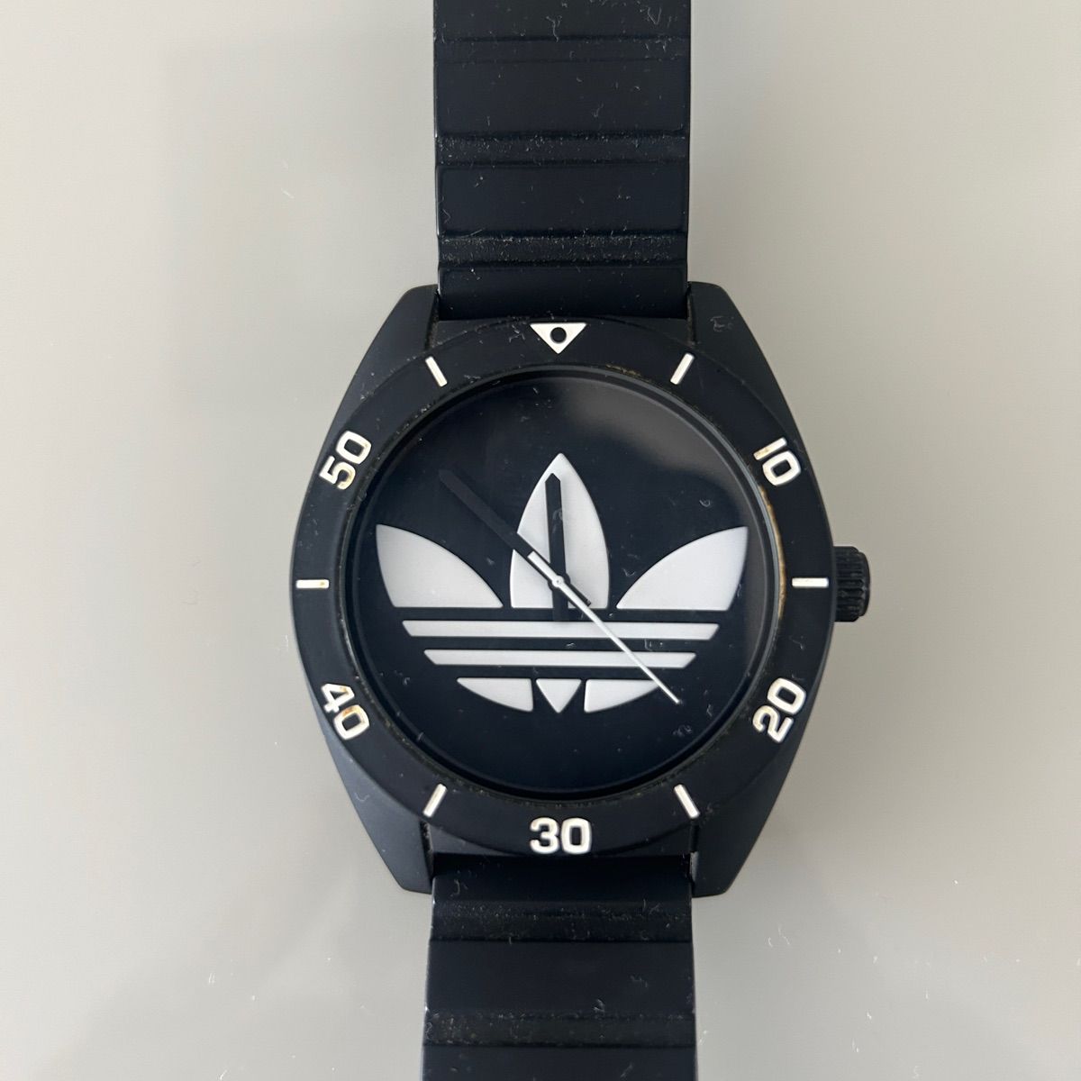 Adidas santiago watch black new arrivals