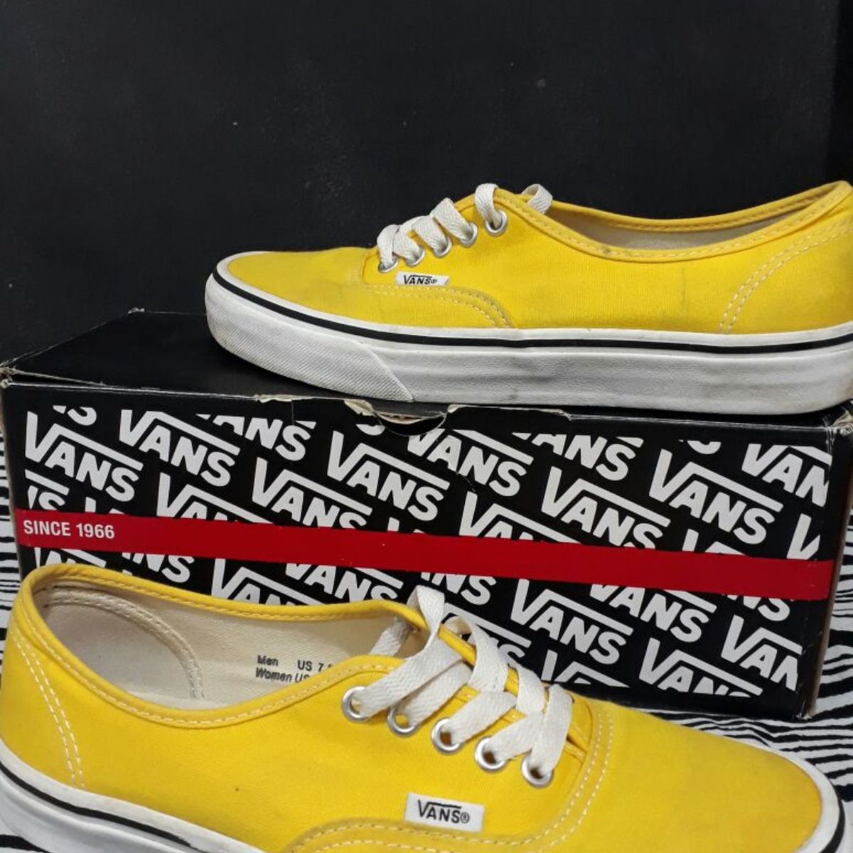 vans bota amarelos