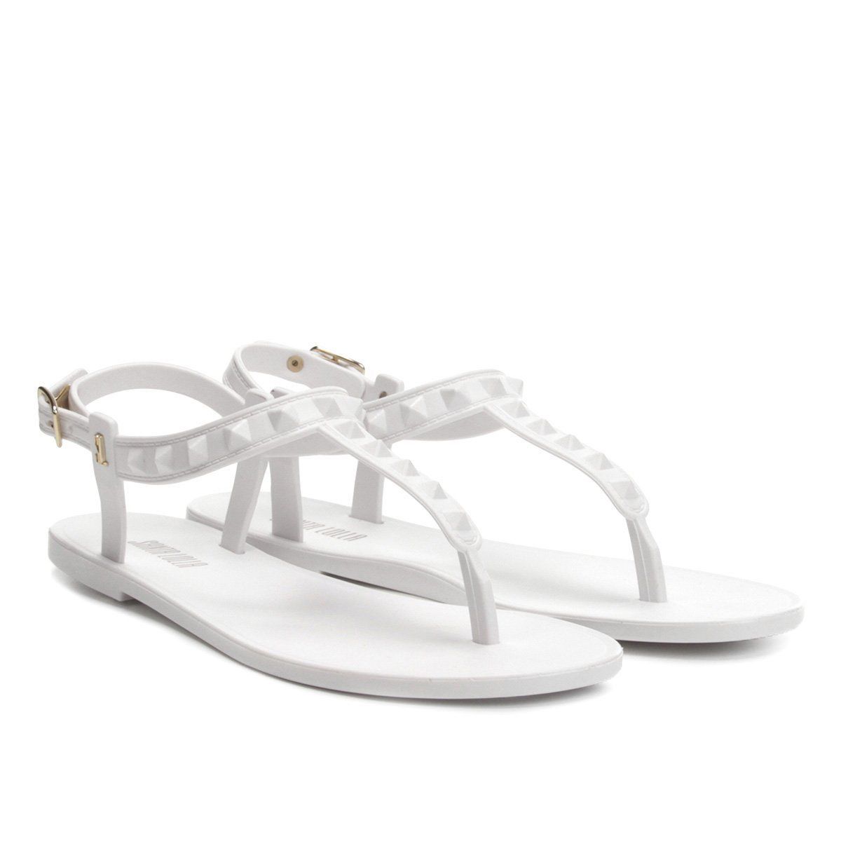 rasteira branca santa lolla