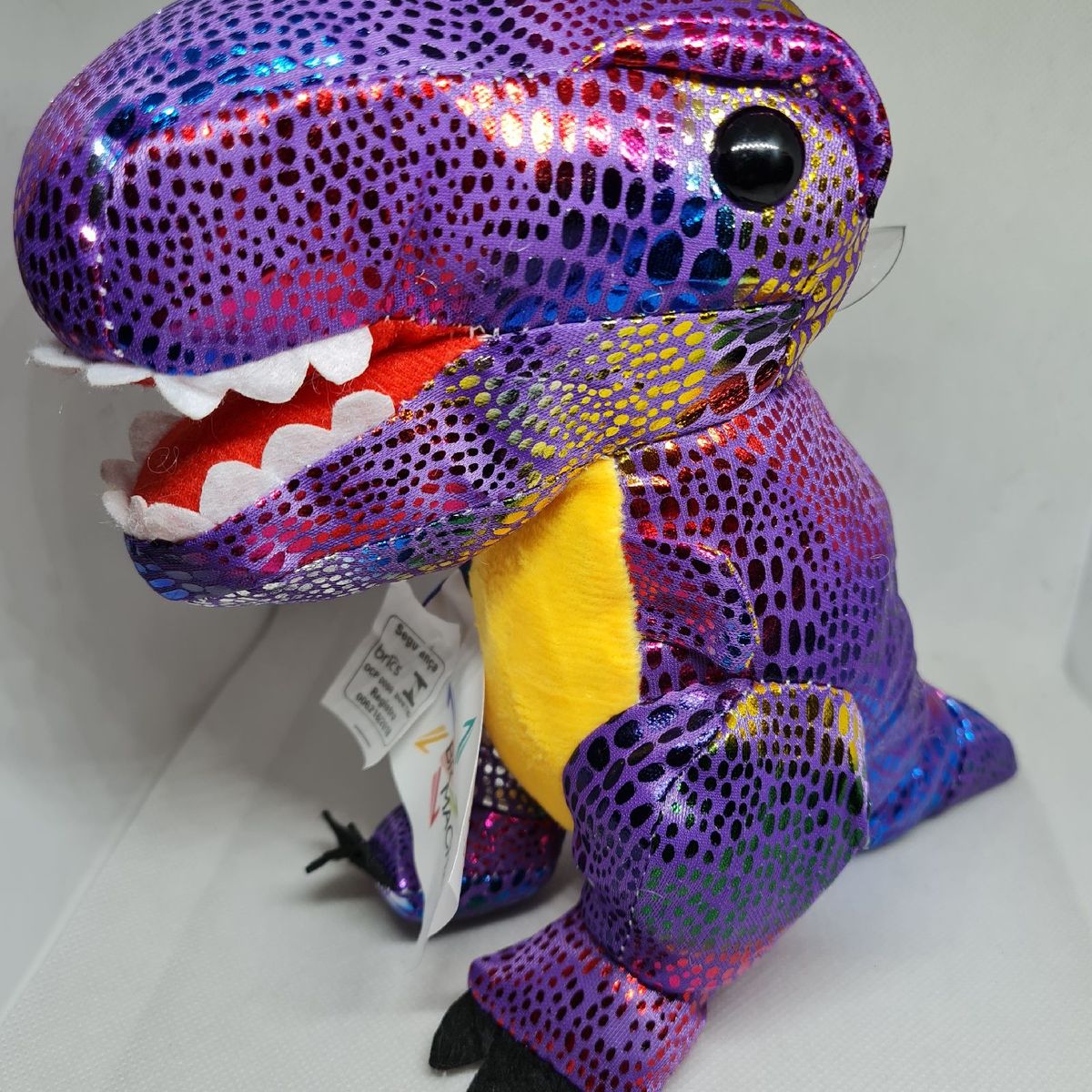 Pelúcia Bebê Dinossauro Roxo BR Machine 20 cm Coleção Dinossauros - Loja BR  Machine