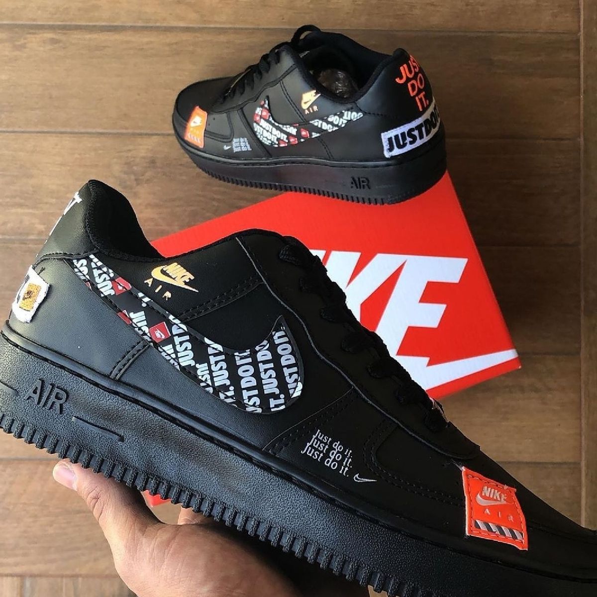 air force 1 refletivo just do it