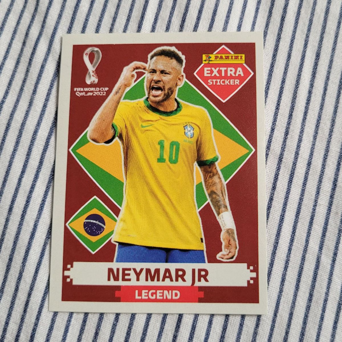 Figurinha Legend Neymar Copa, Item p/ Esporte e Outdoor Panini Nunca Usado  75816264