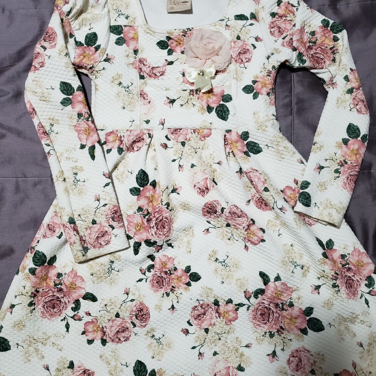 vestido kiki xodo manga longa