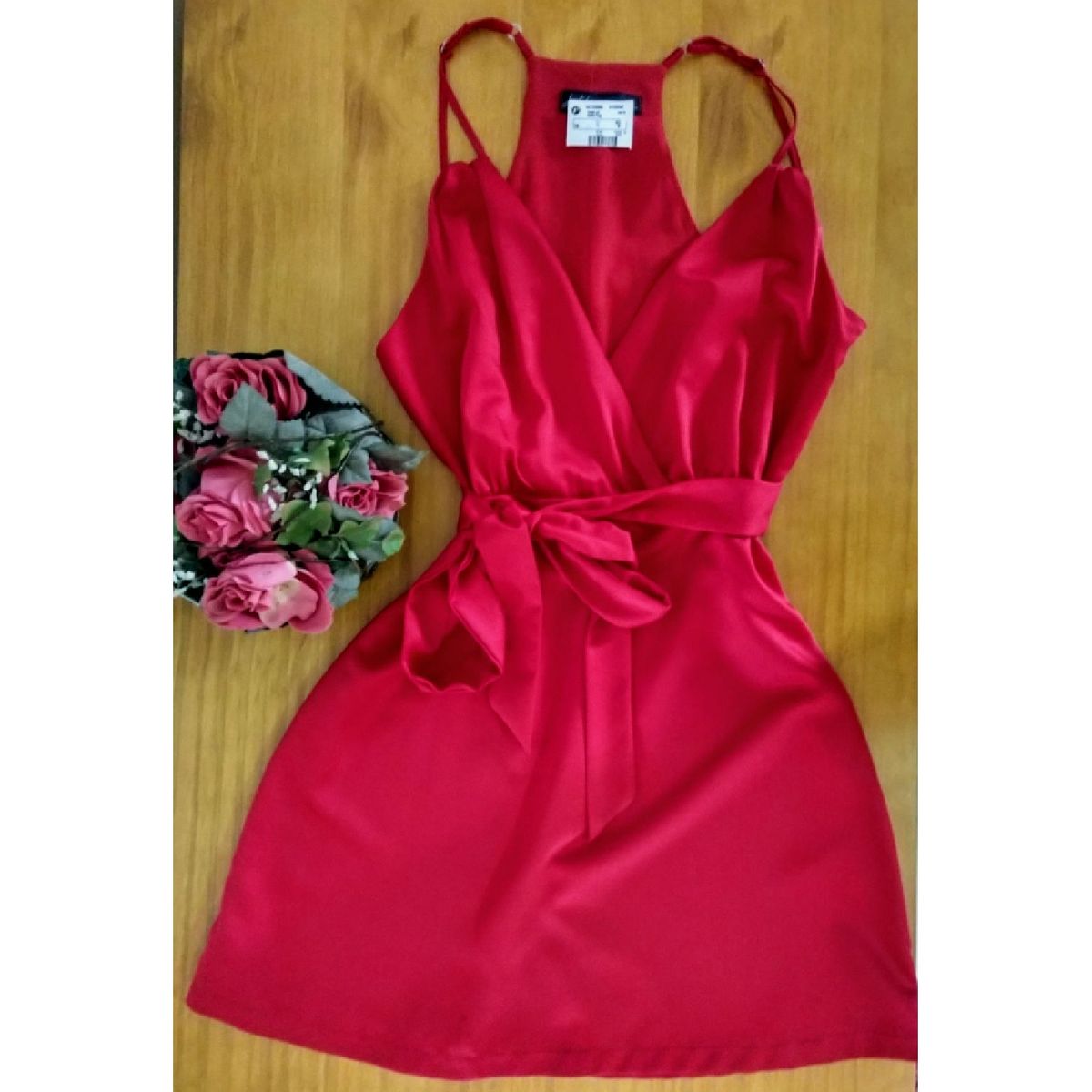 vestido vermelho renner