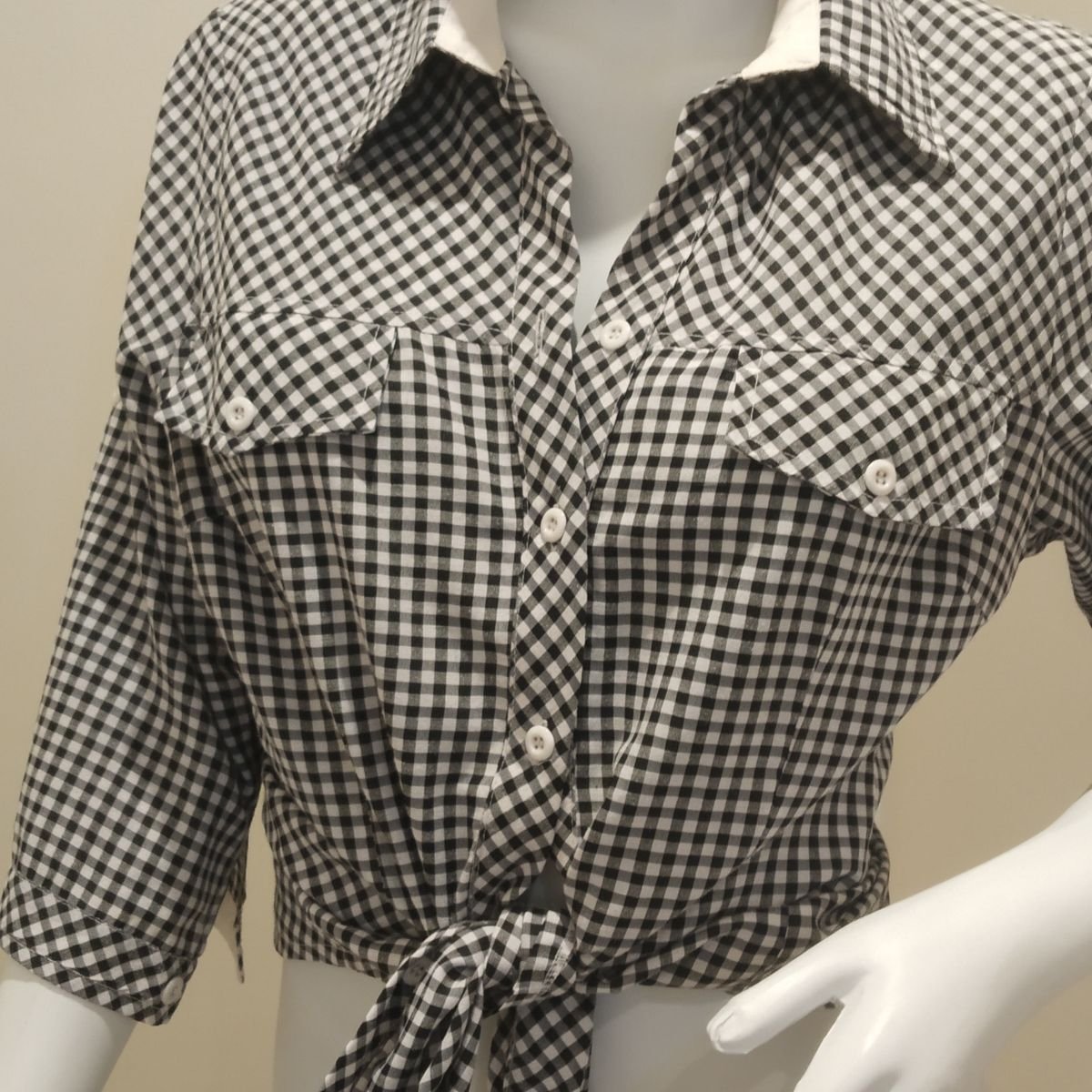 Camisa Xadrez Ingles com Botoes Modernos | Camisa Feminina Alpelo Usado  40534104 | enjoei