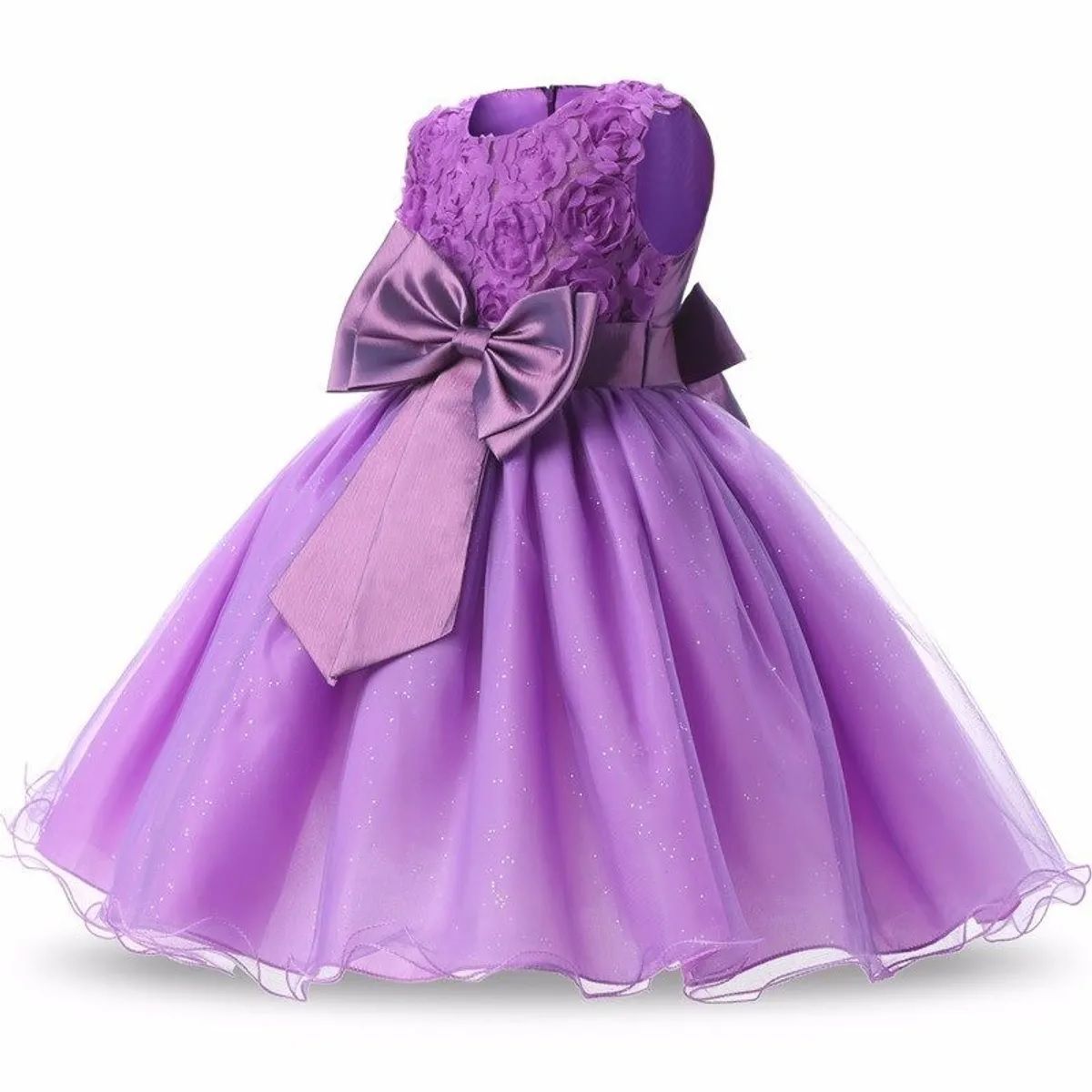 vestido de princesa roxo infantil