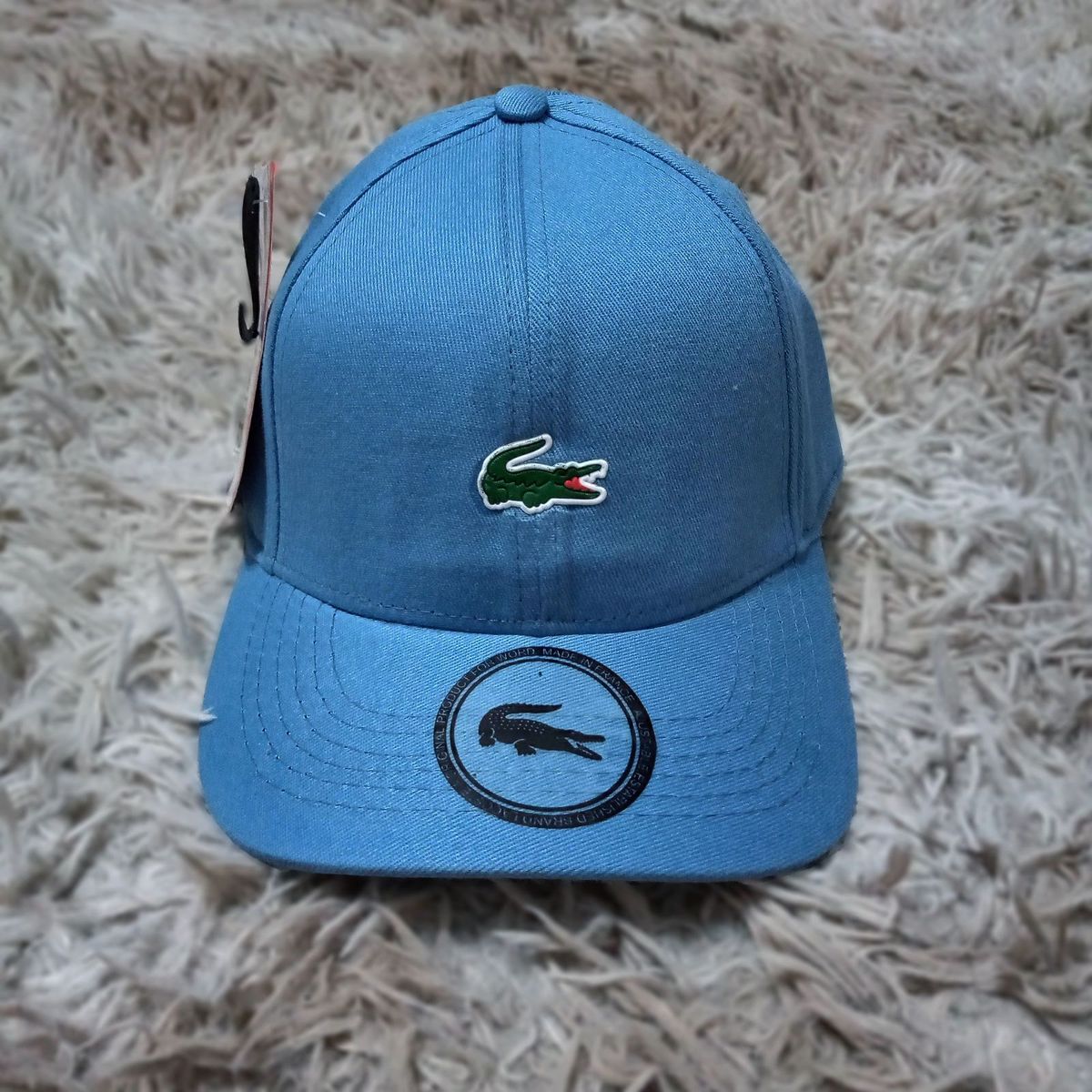Bone Lacoste Azul Claro Lacoste Nunca Usado Enjoei