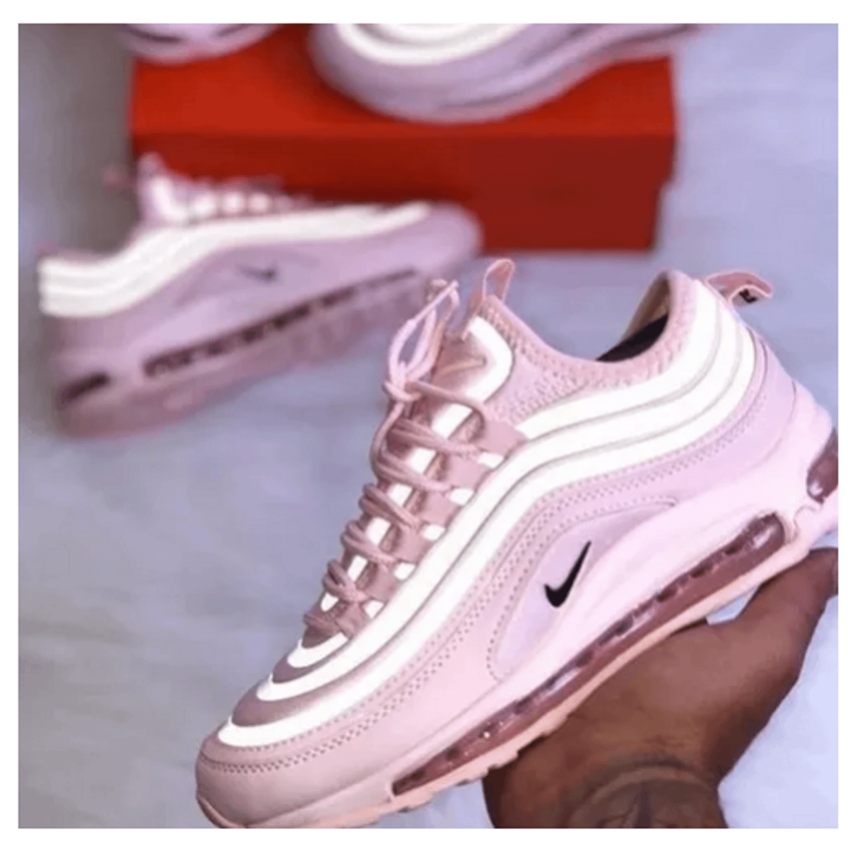 nike air max 97 rosa refletivo