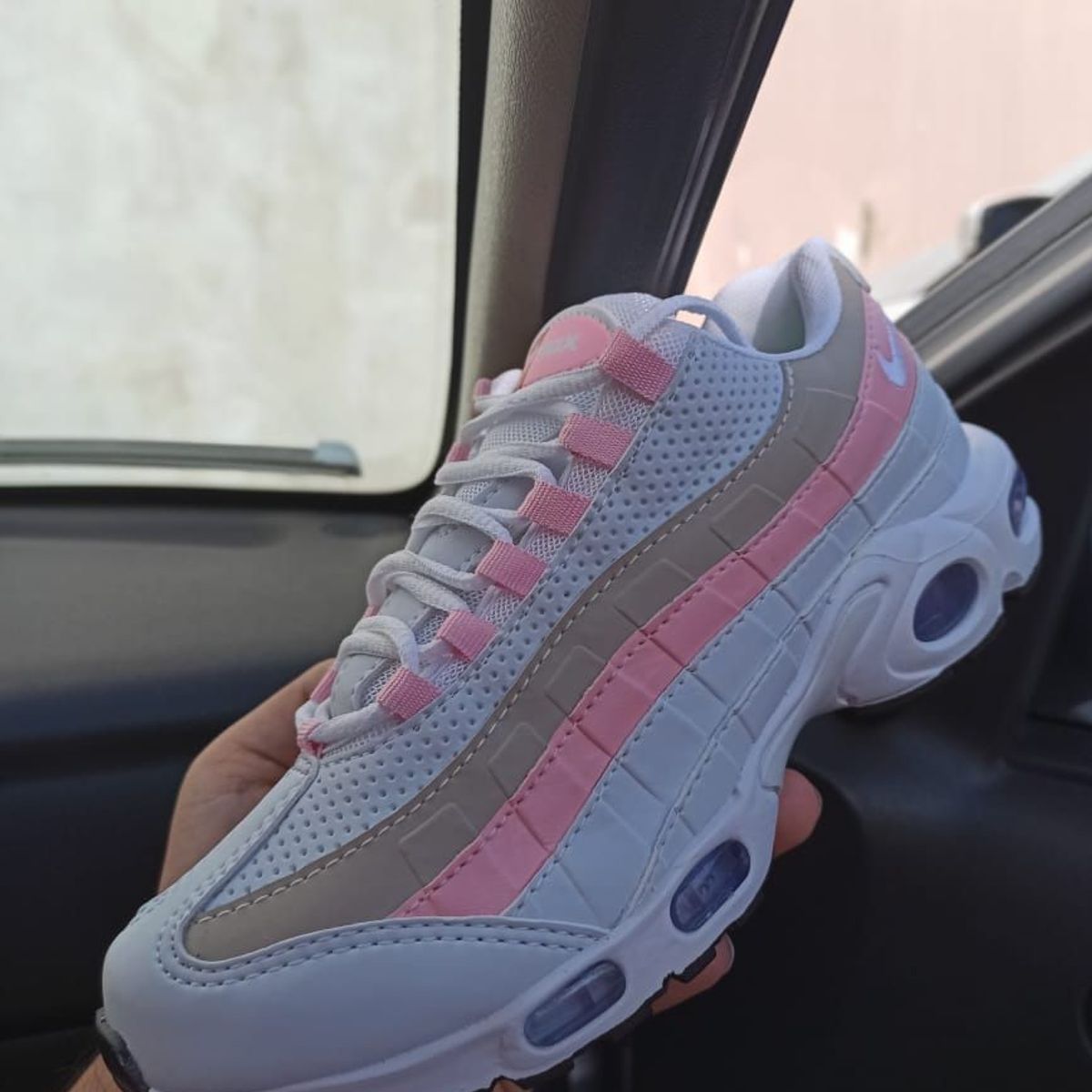 air max 95 feminino rosa e branco air max 95 feminino rosa e branco