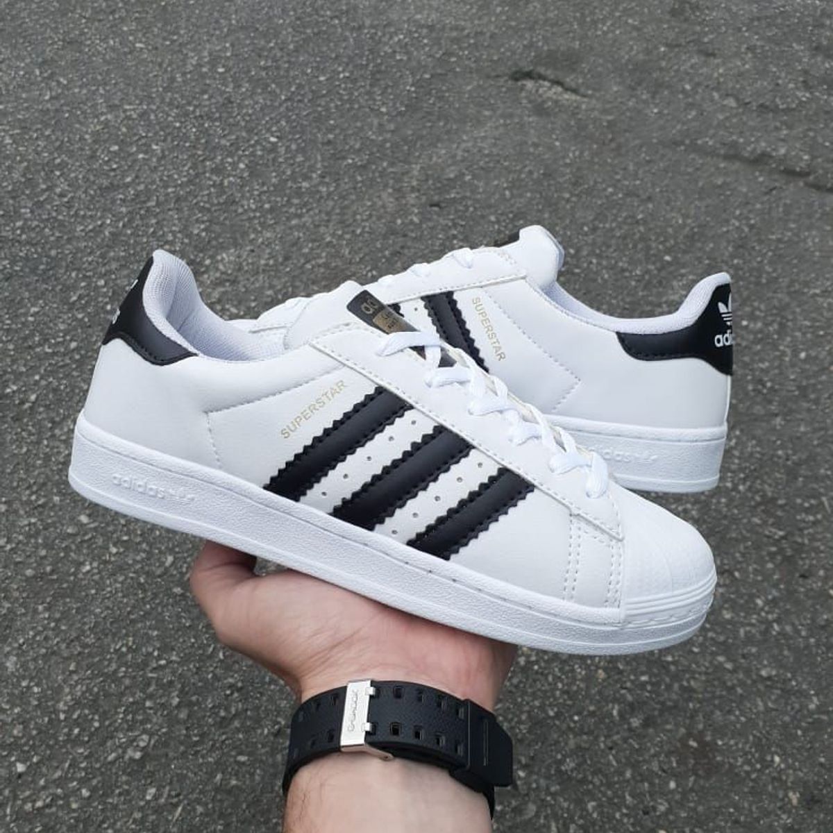 Adidas superstar homme clearance brun