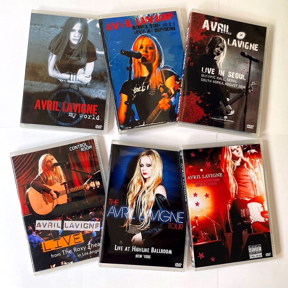 Dvd Avril Lavigne My World Try To Shut Me Up Tour Seoul Bonez