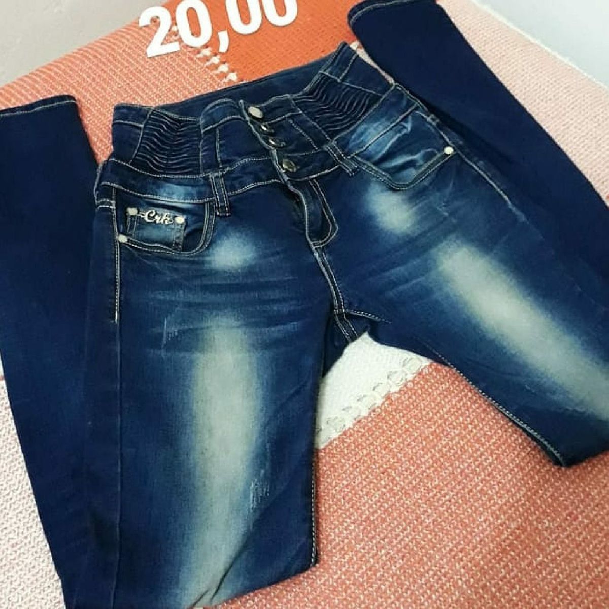 calça jeans crocker