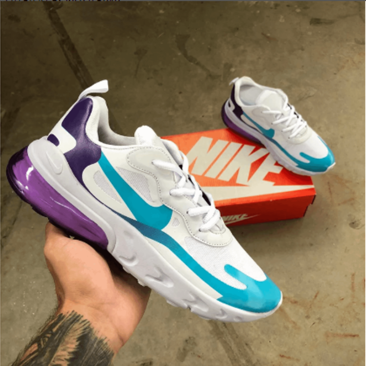 tenis nike air tm roxo